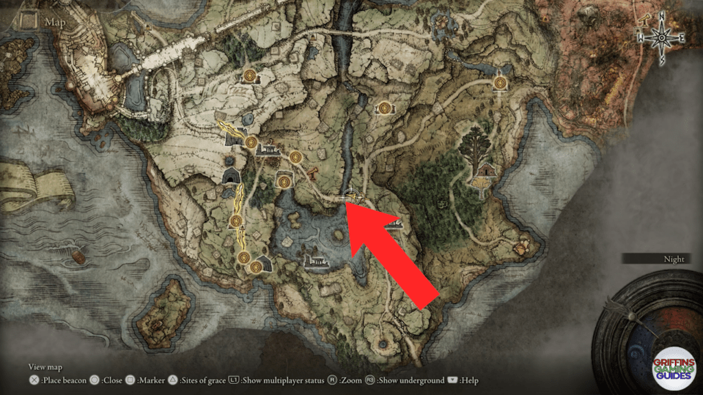 Elden Ring Night's Cavalry Boss Guide 1 Elden Ring Bosses Night's Cavalry Limgrave Location image 1