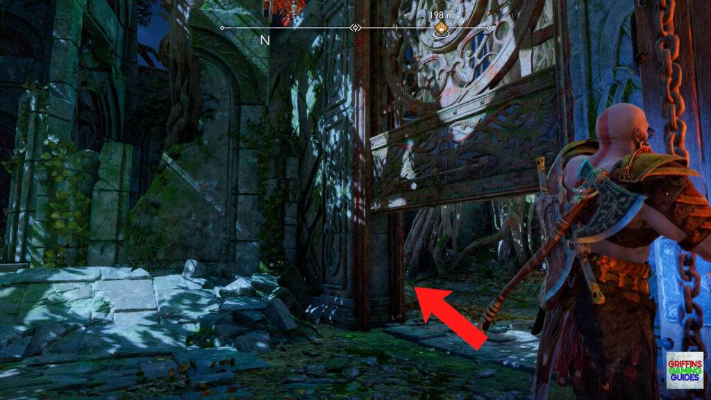 God Of War Ragnarök Phalanx Trophy Guide 8 God Of War Ragnarok Phalanx Shatter Star Shield Open Gate and Go Left.