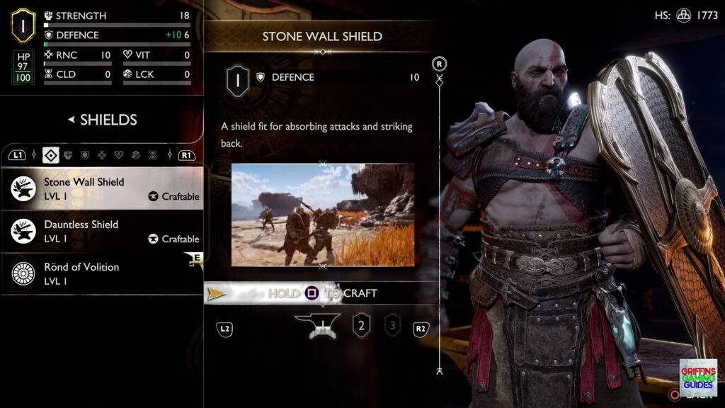 God Of War Ragnarök Phalanx Trophy Guide 2 God Of War Ragnarok Phalanx Stonewall Shield Craft.