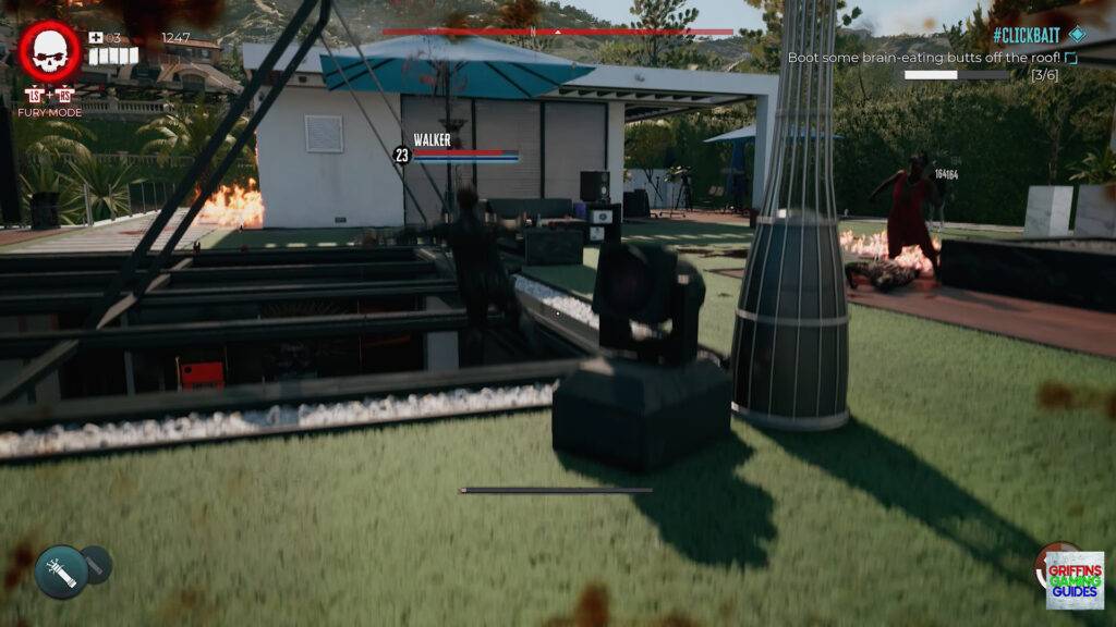 Dead Island 2 #Clickbait Side Quest Guide 4 Dead Island 2 Clickbait Side Quest Guide Drop Kick zombies through Skylight