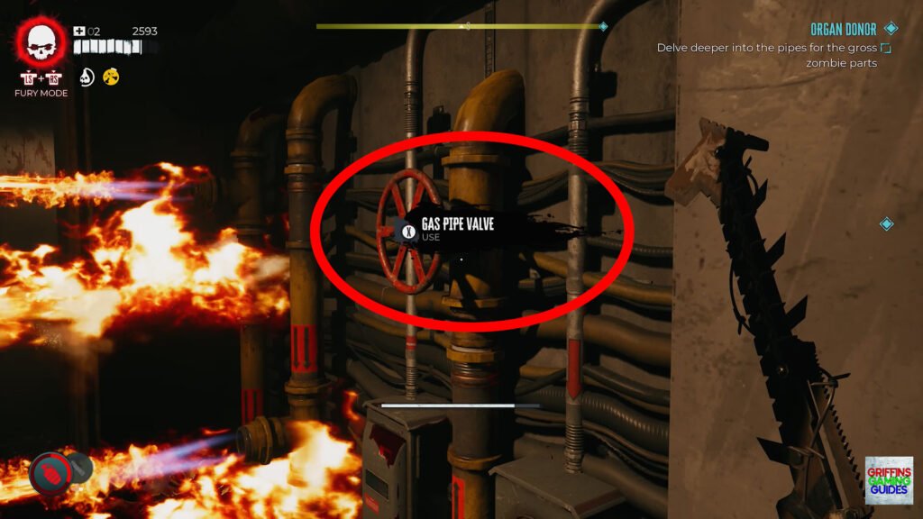 Dead Island 2 Organ Donor Side Quest Guide 7 Dead Island 2 Organ Donor Side Quest Guide Use Gas Pipe Valve