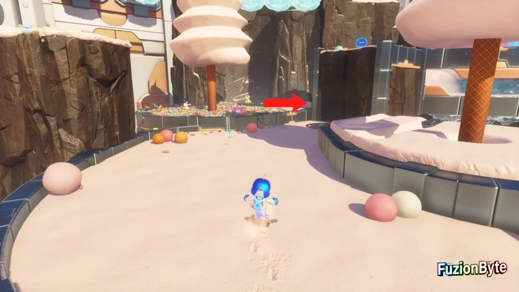 Astro Bot Gorilla Nebula Puzzle Pieces 16 Astro Bot Gorilla Nebula Puzzle Pieces Creamy Canyon Puzzle Piece 1 Go behind the wall