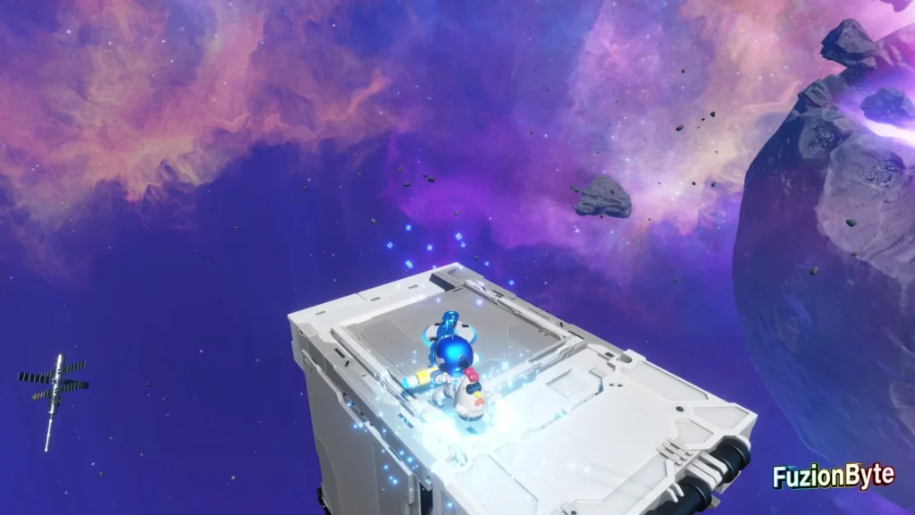 Astro Bot Feather Cluster Puzzle Pieces 35 Astro Bot Feather Cluster Puzzle Pieces Orbital Blitz Puzzle Piece 3 Raise the platform