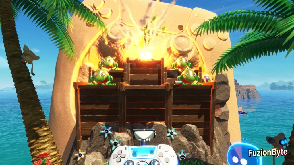 Astro Bot Lost Galaxy Turtles In Trash Bot Locations 15 Astro Bot Lost Galaxy Turtles in Trash bot locations Bot 4, Tribal Warrior Take out the Frogs