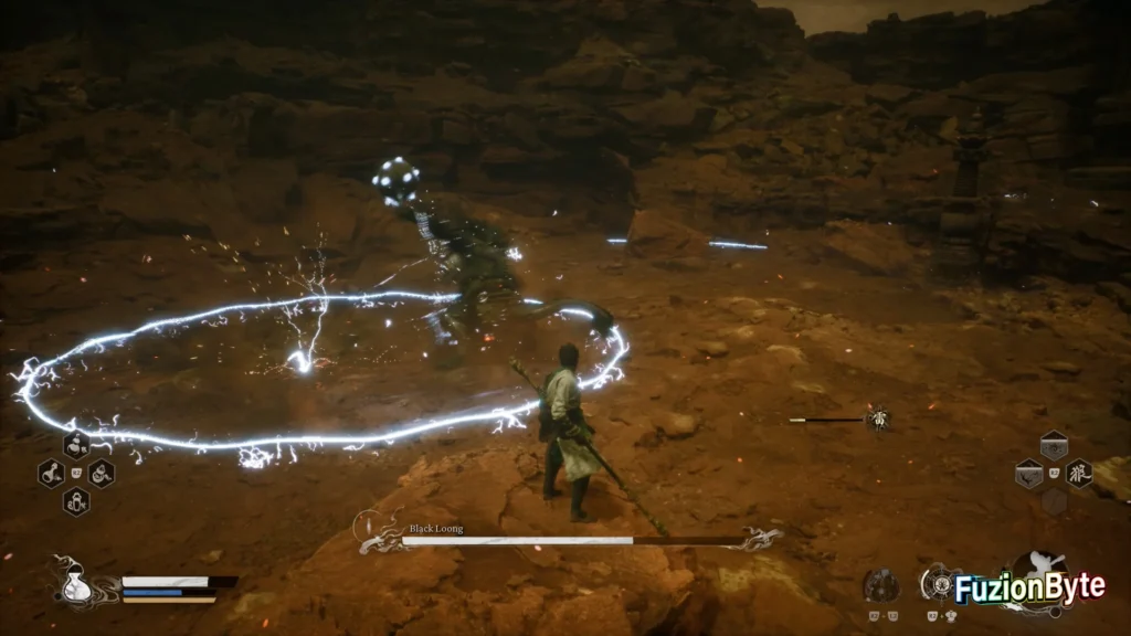 Black Myth Wukong Black Loong Boss Guide 5 Black Myth Wukong Black Loong boss guide Stand on rock