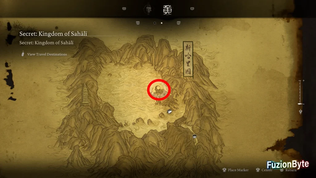 Black Myth Wukong Fuban Boss Guide 1 Black Myth Wukong Fuban boss guide Map